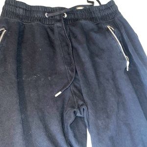 DIVIDED BLACK SWEATS